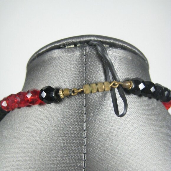 Necklace Glass Faceted Beaded 62 inch Vintage Strand Jewelry Statement Flapper - Picture 8 of 8